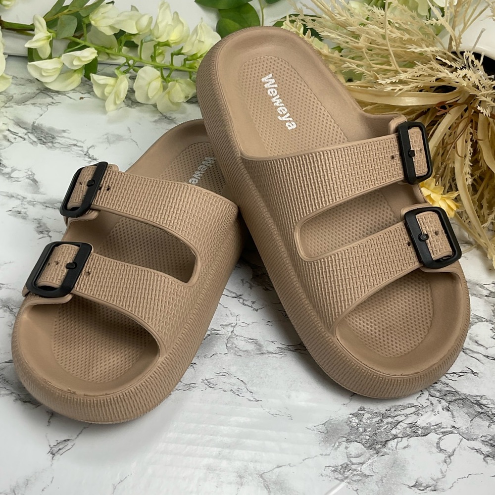 Weweya Women’s Sz 37/38 7.5/8 Tan Used Perfect Condition W/ One Wear Ready ToGo - Picture 2 of 4
